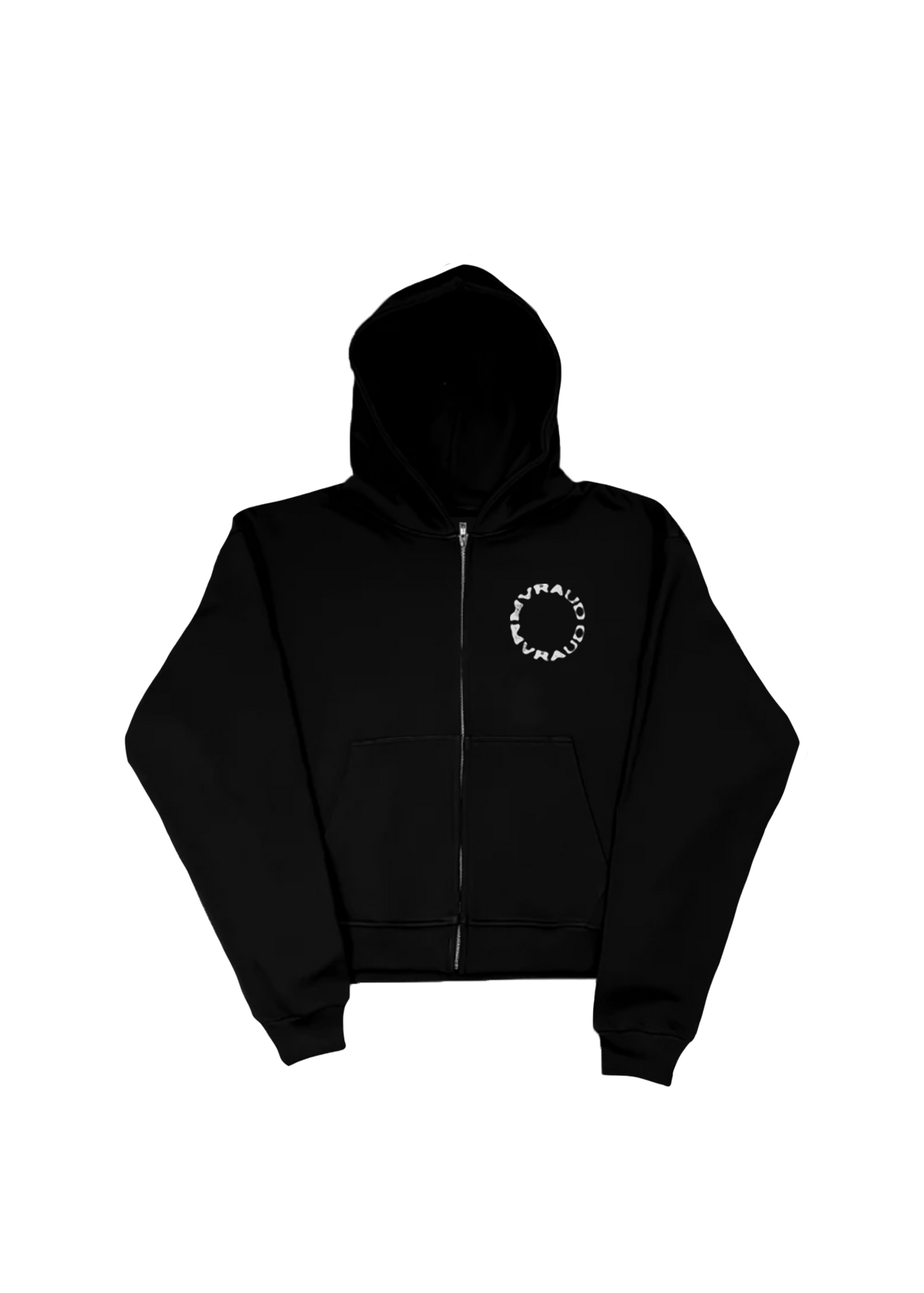 DISTORTED CIRCLE ZIP UP